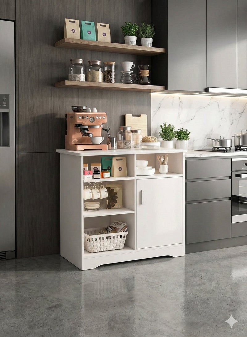 إكسبرت خزانة قهوة مع سعة تخزين كبيرة لغرفة المعيشة أو المكتب EI-209 - Image 4